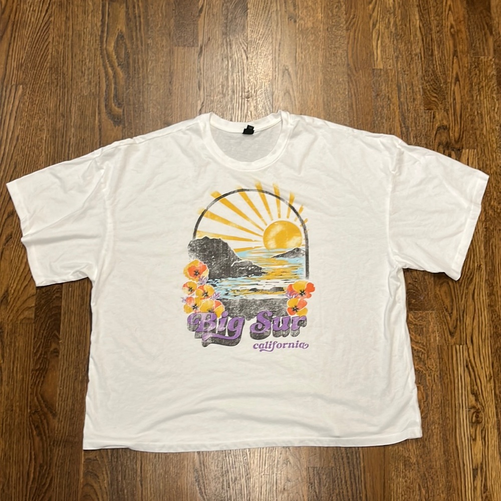 Women’s Big Sur, Ca Sunrise t-shirt | XL